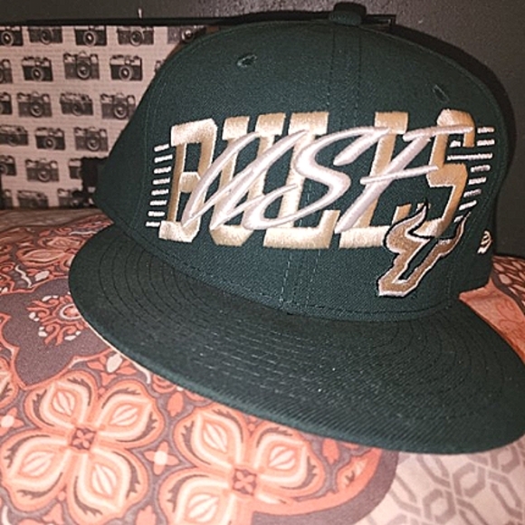 🏫 University of Southern Florida Bulls, New Era, 59Fifty, Green 🏫✨ - Picture 1 of 5